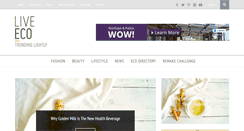 Desktop Screenshot of liveeco.co.za